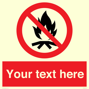 Custom prohibition No campfire